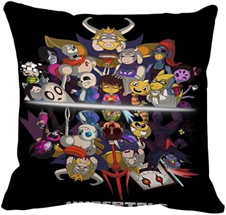 Undertale Angels Pillow cover Size 18x18 inch