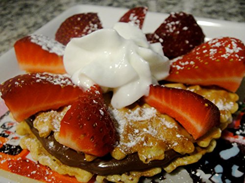 Reko Pizzelle Cookies 4 Flavor Samplers - Anise, Chocolate, Caramel, Vanilla (8 Pack) - Thumbnail 2