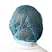 UltraSource Disposable Hair Net/Bouffant Cap, Latex Free, Blue, 24
