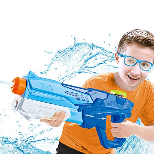 MeiGuiSha 2 Pack Squirt Guns Water Guns for Kids Adults Water Blaster 600ml High Capacity Fast Trigger Summer Toy for Swimming Pools Party Outdoor Beach Sand Water Fighting Toy
