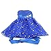 Tinksky Fashion Sequins Sleeveless Party Dress for 18 Inch American Girl Dolls (Blue)