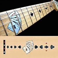 Fretboard Markers Inlay Sticker Decals for Guitar - Playing Card - BP