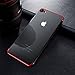 DTTO for iPhone 8 Case, iPhone 7 Case, [Lightening Series] Clear Style Slim Fit Soft Gel TPU Bumper Anti-Scratch Cover Electronic Engraving Apple iPhone 4.7 Inch Case for iPhone 7/8, Bright Red