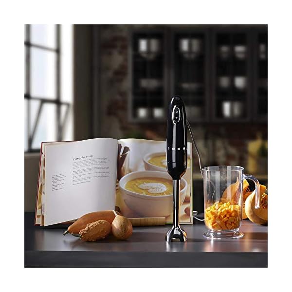 SMEG Set Batidora de mano HBF02BLEU · Europa 220v | Negro - Imagen 6