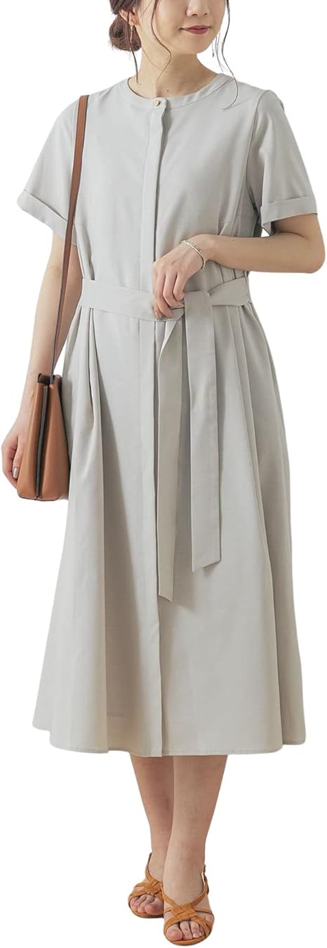 Amazon Co Jp アーバンリサーチ ロッソ ワンピース ドレス Aラインショートスリーブタックワンピース レディース Ra15 26k008 Grege Free 服 ファッション小物