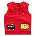 LittleSpring Little Boys Vest Lightweight Cute Sleeveless Jacket