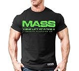 Monsta Clothing Co. Men's MASS: One Lift at a Time (TEE61) T-shirt