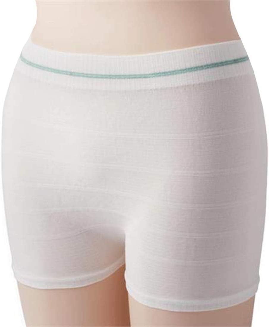 Postpartum Underwear Disposable High Waist Washable Reusable Anti-chafing Mesh Panties for C-Section Recovery (3 Pack)
