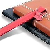Apple Pencil Case, G-Case [Brooklyn] Genuine Leather Case Cover Sleeve Pouch Bag Holder Drop Protection for Apple Pencil (Pencil Not Included) (Red)