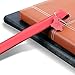 Apple Pencil Case, G-Case [Brooklyn] Genuine Leather Case Cover Sleeve Pouch Bag Holder Drop Protection for Apple Pencil (Pencil Not Included) (Red)