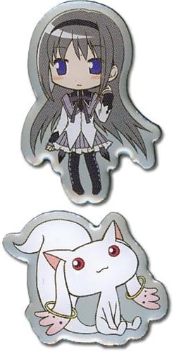 Madoka Magica - Homura and Kyubei Pinset