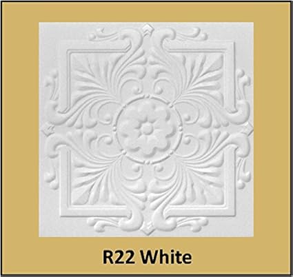 Amazon Com Tin Look Glue Up Ceiling Tiles 20x20 Styrofoam