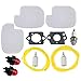 Hipa 530057925 Air Filter Fuel Line Kit for Poulan P3314 P3816 P3416 P4018 PP3416 PP3516 PP3816 PP4018 PPB3416 PPB4018 PPB4218 S1970 Gas Chainsaw primary