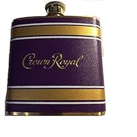 Crown Royal Football Texture Purple Flask