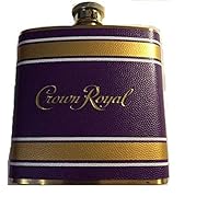 Crown Royal Football Texture Purple Flask