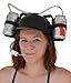 Fairly Odd Novelties Beer Soda Guzzler Helmet Drinking Party Hat, Black, One Size, (FON-10117)