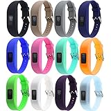 Garmin Vivofit 3 Buckle Bracelet - Adjustable Wristband and Wristwatch Style - Silicone Replacement Secure Band For Garmin Vivofit 3