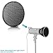 Neewer 7 inches/18 Centimeters Standard Reflector Diffuser with 10/20/30/40/50/60 Degree Honeycomb Grid for Bowens Mount Studio Strobe Flash Speedlite Like Vision 4,Vision 5,DS300,S-300N,S-400N