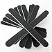 GREEN FABWOOD Double Sided Nail Files Emery Board Grit Black Gel Cosmetic Manicure Pedicure 5 pcs