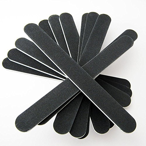 JOVANA New 10 Double Sided Nail File Black Lot Manicure Pedicure Tool Gift - Thumbnail 4
