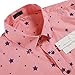 Men's Stylish Slim Fit Dress Shirt Casual Print Button Down Shirts