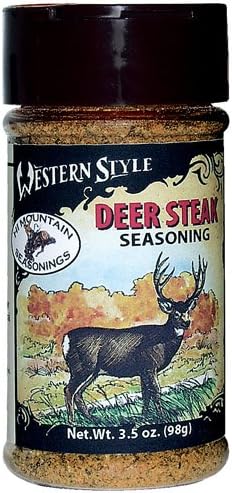 Hi Mountain Jerky Western Style Deer Steak Seasoning, 3.5-Ounce Jars (Pack of 12)