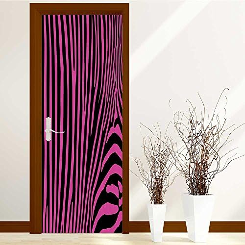 3D Stone Steps Door Stickers Freeheart 3D Wall Sticker Decal Art Decor Vinyl Removable Mural Poster Scene Window Door 30x79 inch(Zen Meditation Collection Water Lily s Spa and Feng Shu)