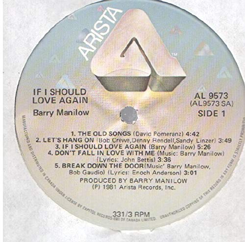 Barry Manilow If I Should Love Again Amazon Com Music