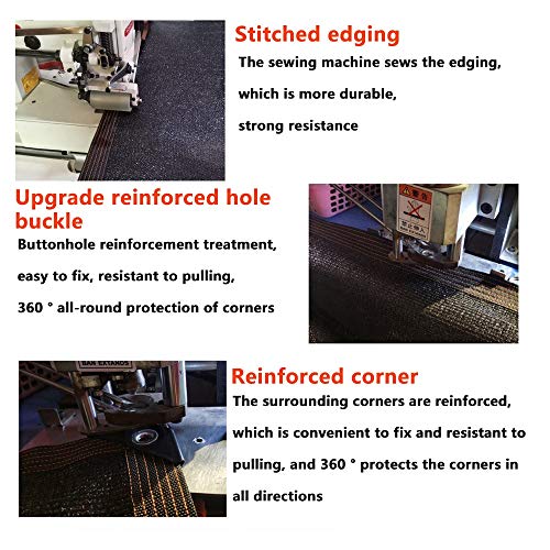 HUAHUA Sonnensegel Schwarzes Schattierungsnetz Verschlüsselung Verdickt Markisenschatten Segel, Sonnenschutz… – Bild 5