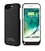 Kattiettery PowerCase-ip7plus-BK-01 Battery Charger Case Portable Charger Rechargeable External Battery Pack Charging Cases for iPhone 7 Plus/6S Plus/6 Plus, 4000 mAh - Black