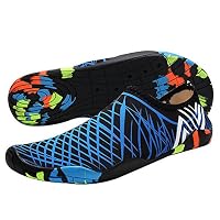 sJIPIIIk552 Outdoor Lightweight Quick-Dry Snorkeling Swimming Yoga Stripes Skin Water Shoes Blue 45