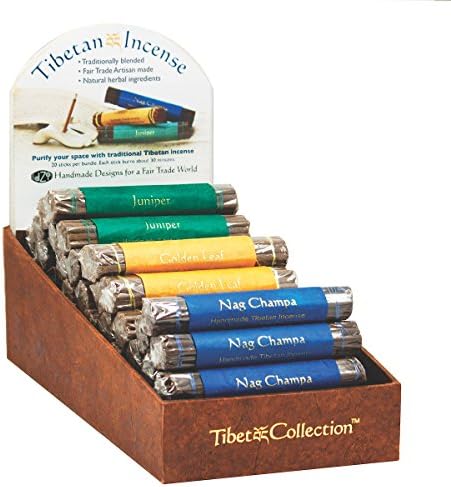 Fair Trade Organic Incense Bundle of 19 Sticks – Golden Leaf