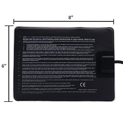 Under Tank Heater Small Fish Tank Heating Pad Selfstick Low Wattage