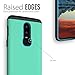 OnePlus 6 Case, TUDIA Slim-Fit Heavy Duty [Merge] Extreme Protection/Rugged but Slim Dual Layer Case for OnePlus 6 (Mint)