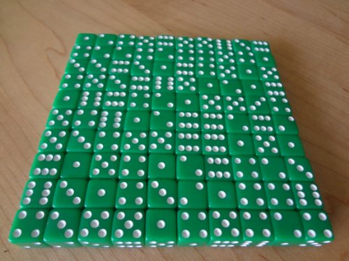200 Green Dice Small MINI - 8MM