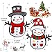 Qrooper DIY Felt Snowman DIY Kids Toys, Hanging Christmas Decorations with 44 Detachable Ornaments, Kids Toys for 2 3 4 5 Years Old,Set of 2 Pieces