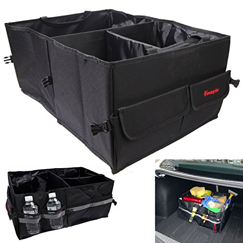 Wawacycles Car Trunk Organizer | Heavy Duty Collapsible/Foldable Car Organizer for Groceries, Tools & More| Ideal for Cars, Trucks, SUVs - Thumbnail 7
