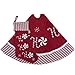 Valery Madelyn 21 inch Sweet Candy Red White Velvet Christmas Stockings with Candy Cane and Stripe Cuff, Themed with Tree Skirt (Not Included)