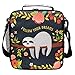 Sloth Lunch Bag Insulated Lunch Box Large Freezable Lunch Boxes Cooler Meal Prep Lunch Tote Follow Your Dreams with Shoulder Strap for Women Boys Girls ?