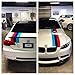 1x 59 M-Colored Stripe Car Sticker for BMW Exterior Cosmetic, Hood, Roof, Bumpers
