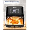 Proscenic-T21-Smart-WiFi-Air-Fryer-55L-for-Home-Multi-Functions-Digital-Touchscreen-1700W-Electric-Airfryer-Oilless-Cooker-Works-with-Alexa-Google-Assistant-APP-Online-Recipes-Easy-Cook Proscenic T21 Air Fryer, 5.5L Air Fryers for Home Use, 8 Presets, LED Onetouch Screen, 100+ Recipes Online, Low Fat…