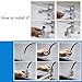 Swivel Faucet Aerator, 360°rotation Spray Head Faucet replacement component Effective water saving filtering Faucet Diffuser Kitchen Accessories