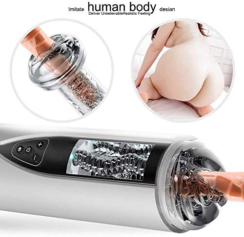GamKin Automatic Cup for Men Multi Vibratión Modes Deep Throat Electric Relax Māssāger for Man