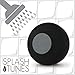 Splash Tunes Shower Speaker - Waterproof Bluetooth Shower Speaker, Portable, Hands-Free, Wireless, Water Resistant, Shower Speaker with Built-in Mic and Suction Cup - Black