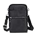 Sinbomay Crossbody Cell Phone Bags w/RFID Blocking-Casual Water Resistant Nylon Fanny Pack/Waist Phone Purse Pouch Crossbody Wallet Phone Bag Mini Shoulder Arm Bag Cell Phone Purse (Black color)