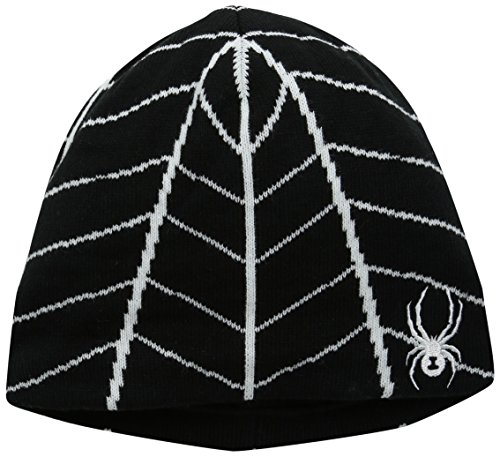 Spyder Boys Mini Web Hat, One Size, Black/White