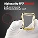 Smiling Apple Watch 3 Case Buit in TPU Screen Protector All-Around Protective Case High Definition Clear Ultra-Thin Cover for Apple iwatch 42mm Series 3 and Series 2 (Gold, 42mm)