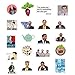 The Office Stickers Merchandise[50pcs] Funny Quote Vinyl Design Pack with Mike Michael Dwight Jim Dunder Mifflin for Hydro Flask Water Bottles Laptop Notebook Computers Guitar Bike Folder Car