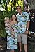 RJC Men's Paradise Island Surf Aloha Shirt, Blue, XL