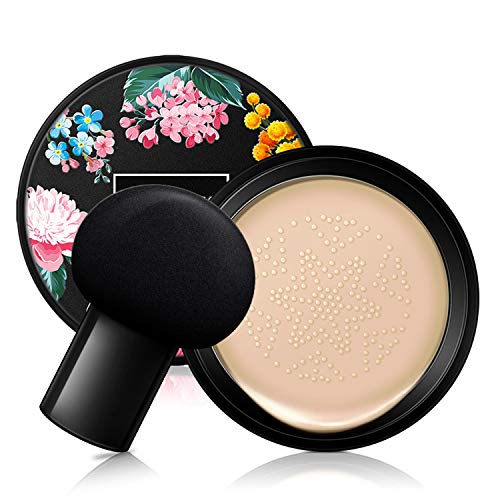 Mushroom Head Air Cushion BB Cream, Concealer Lasting Nude Makeup Moisturizing Brightening Pigment CC Liquid Foundation, Even Skin Tone Makeup Base Primer (Naturai white)